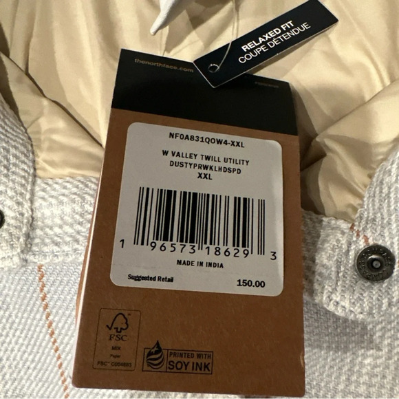 THE NORTH FACE WOMENS
UTILITY JACKET XXL VALLEY TWILL
NEW BLUE - Picture 6 of 12